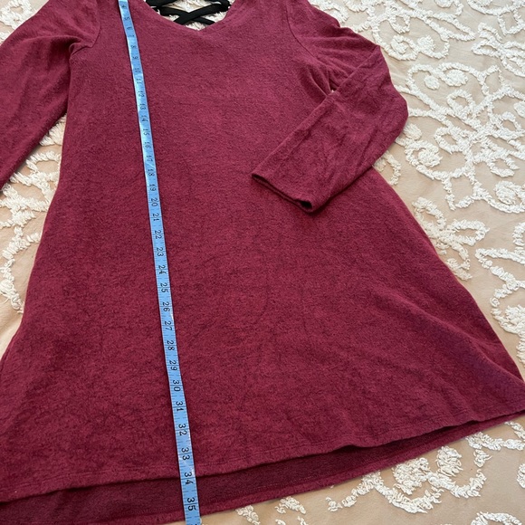 Soft Cranberry Dress - Picture 3 of 9